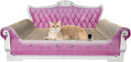 Luxury Cardboard Cat Scratcher Sofa Bed, Couch Shaped Scratching Board by INRLKIT