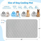 LOOBANI Dog Cooling Mat 28"x48"- Dog Cooling Pad Durable, Cool Blanket Machine - Image 4