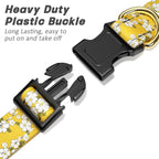 Reflective Dog Collar for Large Dogs, Cute Flower Theme Adjustable Heavy-Duty - Image 4