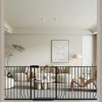 WAOWAO Baby Gate 71.65-85.03" Extra Wide Pressure Mounted Walk Through Swing by WAOWAOBABYSAFETYPRODUCTS