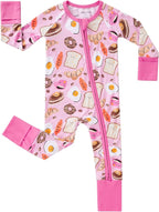 pureborn Baby Infant Boys Girls Sleeper Snug Fit Viscose from Bamboo Pajamas by pureborn
