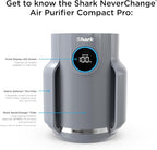 Shark Air Purifier for Home, NeverChange Compact Pro, for Bedroom, Home Office - Image 11