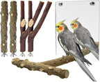 BNOSDM 5PCS Bird Perches Stand by BNOSDM