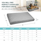 Explore Land Waterproof Dog Bed Cover Canvas Washable Dog Crate Pad Replacement - Image 3