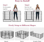 Dog Playpen, 40 inch 14 Panels Dog Pen Indoor Pet Dog Fence Outdoor - Image 5