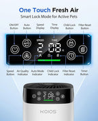Air Purifiers for Bedroom Home, KOIOS H13 True HEPA Air Purifier for Large Room - Image 2