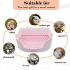 15.1"X11.0" Large Rabbit Litter Box, Plastic Square Rabbits Potty Trainer - Image 8