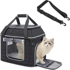 Top-Expandable Pet Carrier: NOBLE DUCK Airline Approved Pet Travel Bag by NOBLE+DUCK