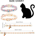 2 Pack Easter Cat Collars, DOGWONG Cute Breakaway Kitty Collars, Easter Kitten - Image 4