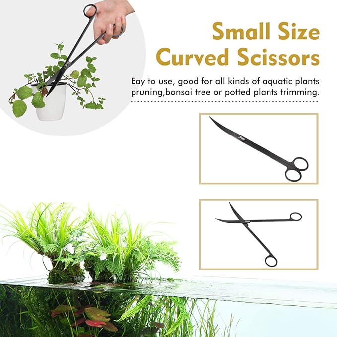 hygger Long Stainless Steel Premium Aquarium Tools, - Image 4