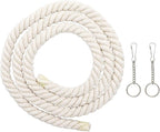 78.7 Inches Cotton Climbing Rope Toy, Lengthen and Bold Bird Ladder Bridge - Image 2