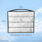 TARARIUM Turtle Tank Filters Material 5PCS Low Water Level Filters Replacement - Image 4