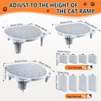 Adjustable Cat Ramp Litter Box Step Double Layer - Image 3