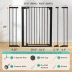 COMOMY 36" Extra Tall Baby Gate - Image 6