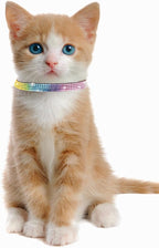 Cat Collars for Girl Cats with Rhinestone Soft Velvet, Breakaway Cat Collars - Image 2