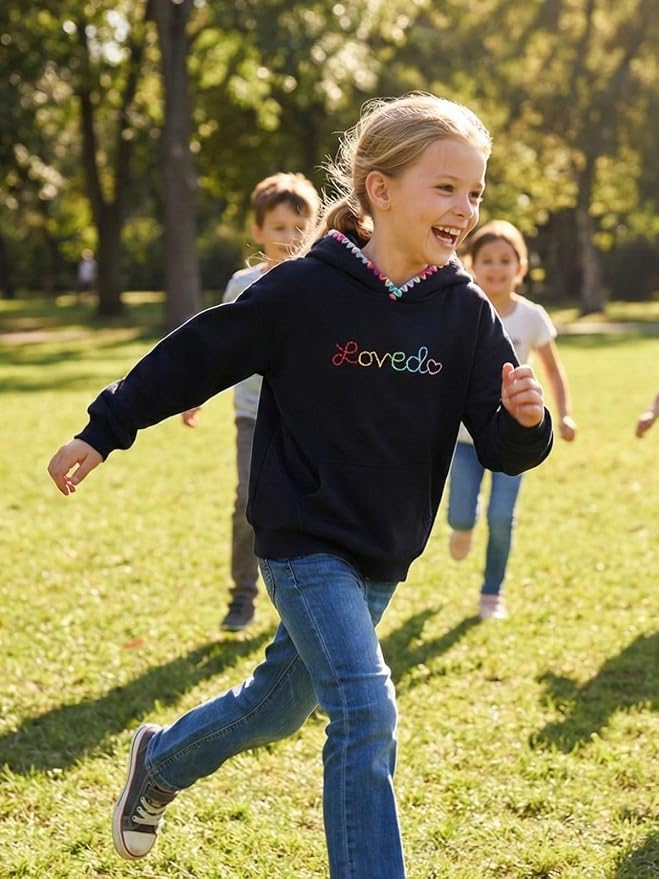 WELAKEN Sweatshirts for Girls Toddler & Kids II Little Girl's Pullover Tops - Image 2