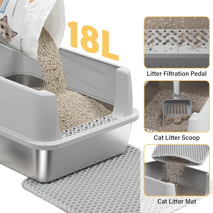 Stainless Steel Litter Box - Image 5