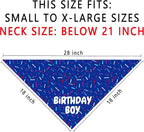 Birthday Boy Dog Bandanas 1 Pack, Pet Scarves - Image 4