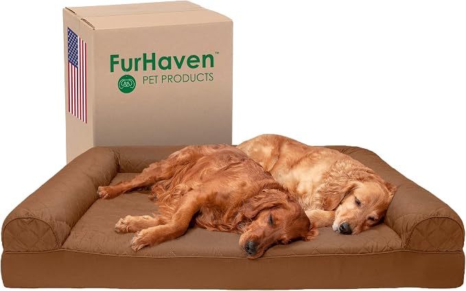 Furhaven Orthopedic Dog Bed for Large Dogs w/ Removable Bolsters & Washable by FurHaven