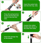 Pooper Scooper, Long Handle Dog Pooper Scooper, Heavy Duty Stainless Steel Rake - Image 5