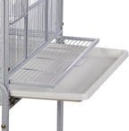 SUPER DEAL 53-Inch Rolling Bird Cage Large Wrought Iron Cage - Image 7