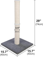 Cat Scratching Post Carpet, Tall Big Sisal Rope Cat Scratch Pole - Image 3