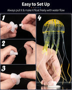 Uniclife 6 Pcs Glowing Jellyfish Ornament Decoration - Image 3