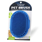 Dog Grooming Brush, Lilpep Pet Shampoo Bath Brush Soothing Massage Rubber Comb by PetSupplies