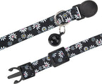 Cat Collar Breakaway with Bells, 3 Pack Girl Boy Pet Cat Collar with Bohemia - Image 5