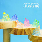 MIUPOO Glow Crystal, Betta Stones, Glow in The Dark Crystal, Bonsai Decor - Image 5