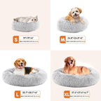 Sweetcrispy Donut Dog Bed, XL Large Round Calming Cat Bed - Image 6
