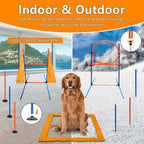 Premium Dog Agility Training Set Outdoor Indoor Game, Tire Jump + Hurdle Jump - Image 4