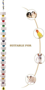 2 Pack 27 Inches Extra Long Bird Chewing Toy, Parrot Beak Grinding Calcium Stone - Image 2