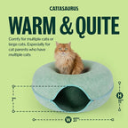 Cattasaurus Peekaboo Cat Cave, Extra Spacious - Image 6