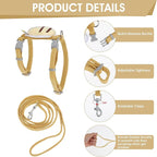 TIESOME Cat Harness and Leash Set, Adjustable Gradient Kitten Harness Escape - Image 3