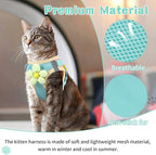 Cat Harness and Leash Set for Walking Escape Proof, Adjustable Kitten Harness - Image 4