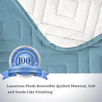 H.VERSAILTEX Reversible Quilted Recliner Covers Water Resistant Furniture - Image 3
