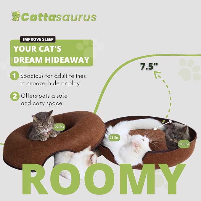 Cattasaurus Peekaboo Cat Cave Donut - Image 6