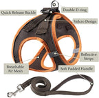 Dog Harness with Leash Set, No Pull Adjustable Reflective Step-in Puppy Pet - Image 2