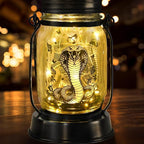 Snake Gifts for Women/Men Snake Solar Lanterns Mom Birthday King Cobra Snakes - Image 8