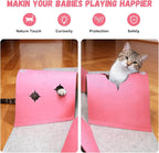 Interactive Cat Tunnel Mat for Indoor Cats, 4-Way Felt Cat Cave - Image 4