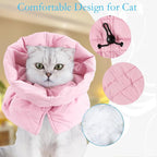 Cat Recovery Collar, Soft Adjustable Cat Cone Alternative, Lightweight - Image 2