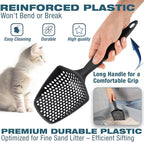 Set of 2 Cat Litter Scoop with Small Holes - Image 2