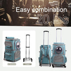 2-in-1 Pet Carrier Backpack for Two Cats or One Dog - Image 5