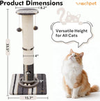 34inches Cat Scratching Post Sisal Cat Scratcher - Image 2