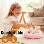 Bunny Rabbit Hideout Bed Small Animal Bedding Donut-Shaped Burrowing Pet Bed - Image 5