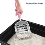 WePet Cat Litter Scoop, Aluminum Alloy Sifter, Kitty Metal Scooper, Deep Shovel - Image 4