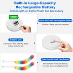 Interactive Cat Toys for Indoor Cats, Rechargeable Touch Activated Hide and - Image 5