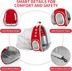 Cat Backpack Carrier, Back Expandable Pet Backpack - Image 5