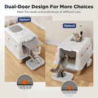 FURTIME XXXL Extra Large Stainless Steel Litter Box - Image 5